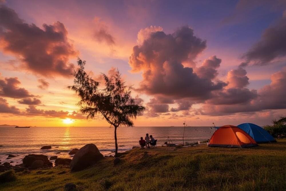 Cây cô đơn ở bãi Đông